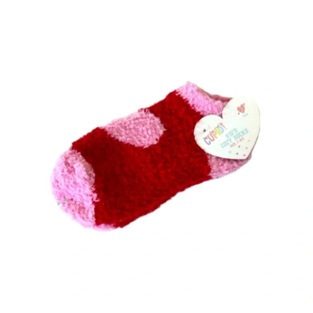 💕 NWT Bundle of Women’s & Kids Cupid brand cozy ankle socks in soft polyester